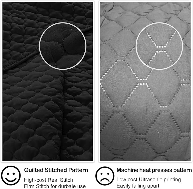 HORIMOTE HOME Quilt Set King Size, Soft Coverlet Set Lightweight Microfiber - Image 5