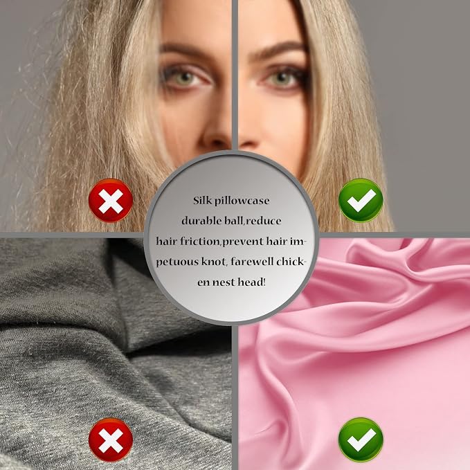 Silk Pillow Cases 2 Pack Soft Breathable and Sliky King Size Pillow Cases Set - Image 5