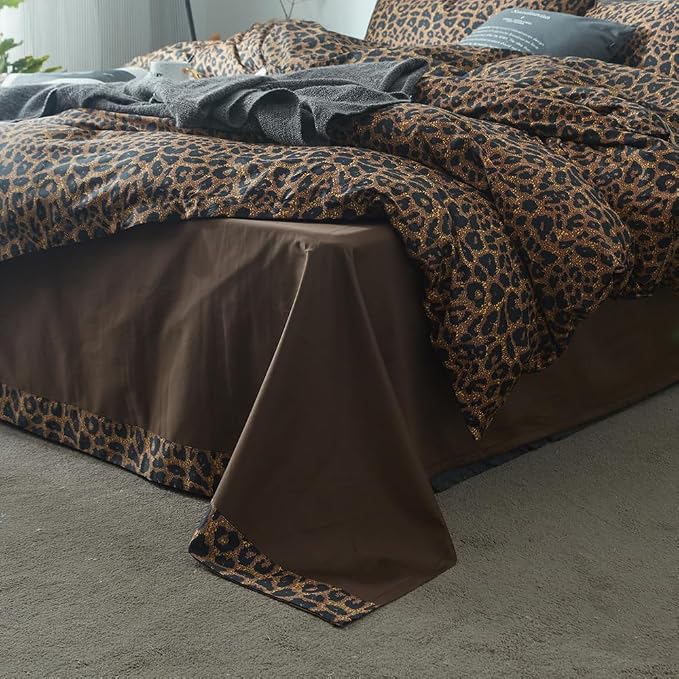 mixinni Wild Animal Print Duvet Cover Twin XL Size 100% Long Staple Cotton Sexy - Image 6