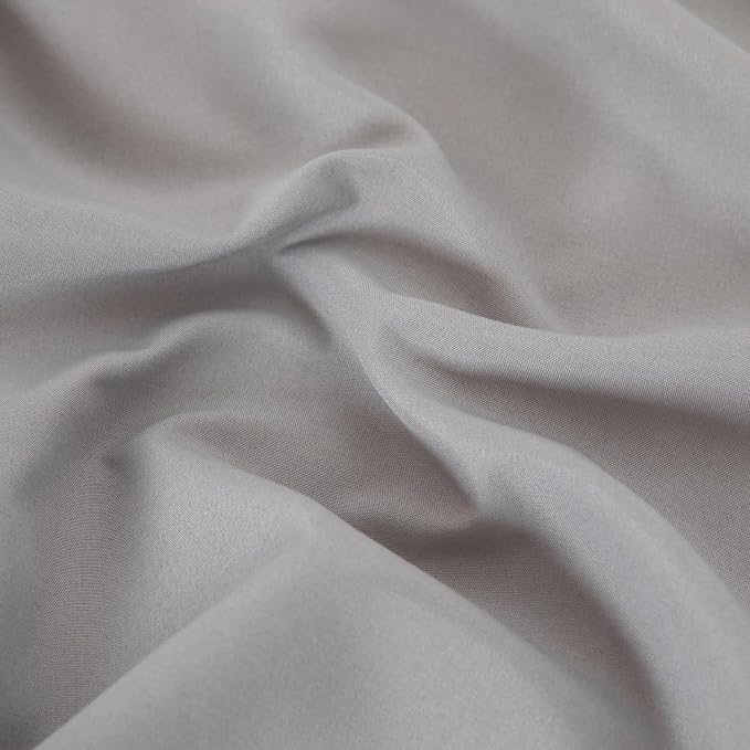King Flat Sheet Only， 108x102Inch Light Gray - Image 6