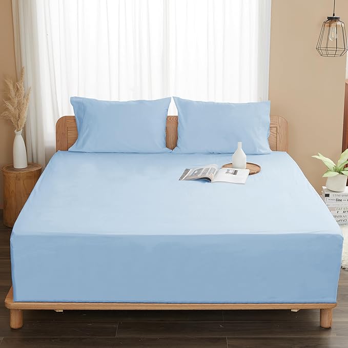 Sunflower King Fitted Sheet, 1-Piece Deep Pocket Fitted Bottom Sheet 16" - Image 8