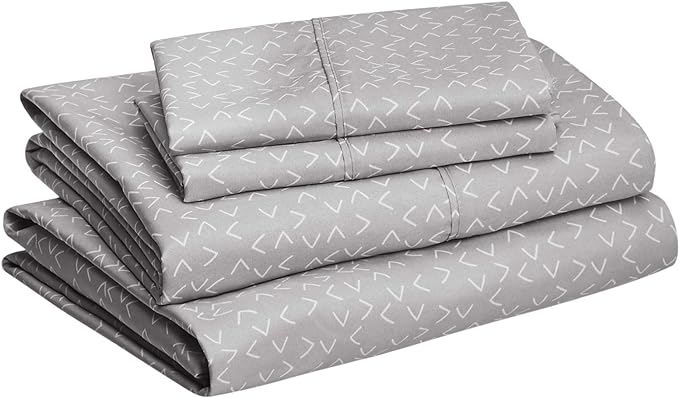 Amazon Basics Lightweight Wrinkle Free, Breathable Brushed Microfiber 4-Piece - Image 2