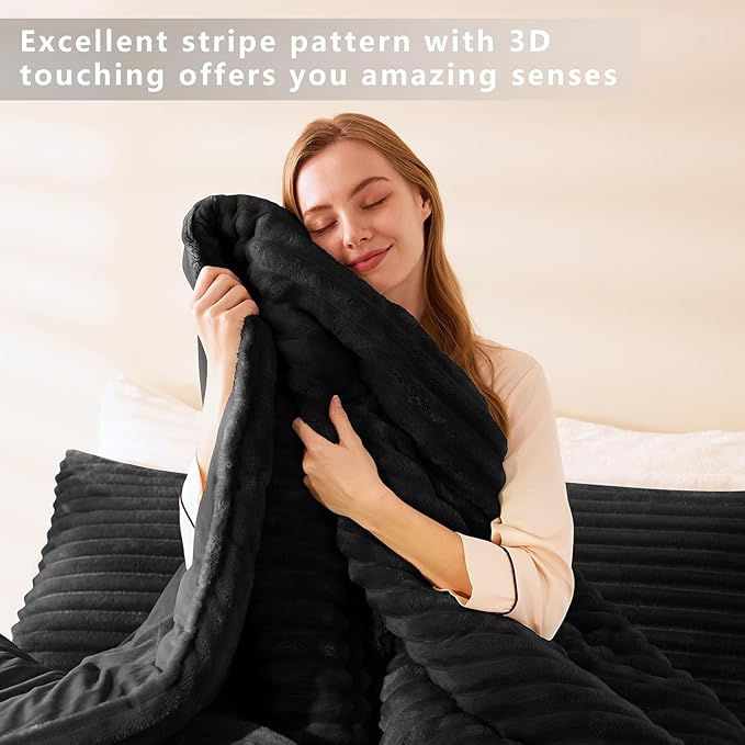 CozyLux Fluffy Queen Comforter Set - Image 5