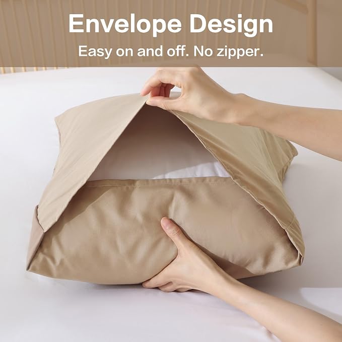 ROSGONIA Oversized Queen Comforter Taupe Brown - Image 6