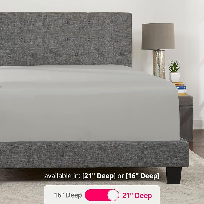 DeaLuxe Deep Pocket Full Fitted Sheet - Image 3