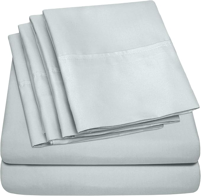 Queen Sheets Blue Porclain by SweetHomeCollection