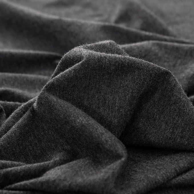 PURE ERA Jersey Knit Duvet Cover Set 100% T-Shirt Cotton Super Soft Comfy 2pc - Image 4