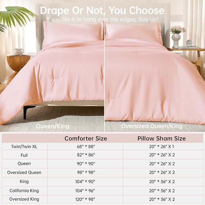 MUXHOMO Full Comforter Sets, All Season Ultra Soft Down Alternative Bedding - Image 8