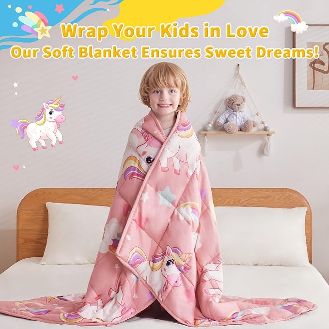 anfie Weighted Blanket Kids Weighted Blanket Cooling Blanket - Image 5