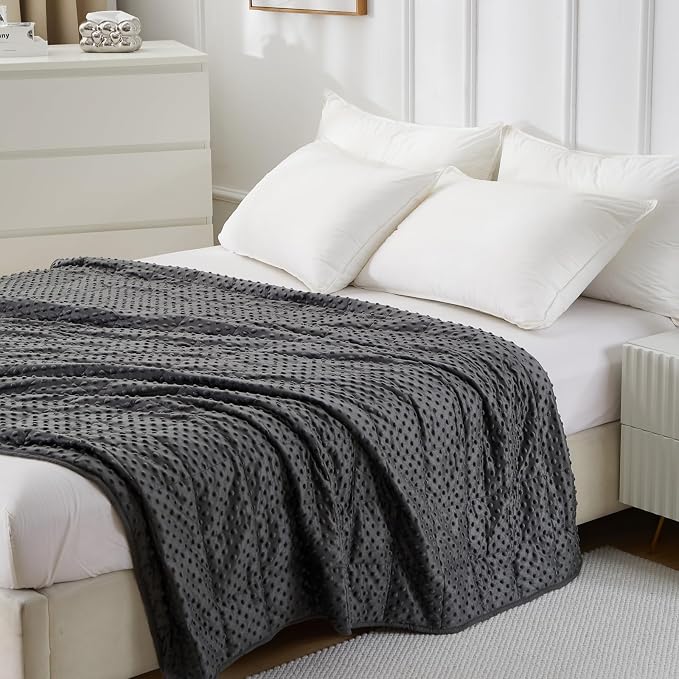 Weighted Blanket for Women and Men, Comfortable and Soft Throw Weighted Blanket - Image 6