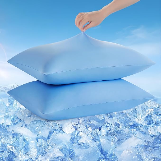 Avolare Cooling Pillow Cases King Size Set of 2, Arc-Chill 3.0 Cooling by Avolare