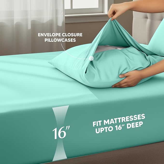 Utopia Bedding Twin Sheet Set – 3 Piece Bed Sheets - Image 4