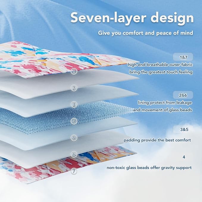 Topcee Weighted Blanket for Adults Queen Size Soft Cooling Heavy Blanket - Image 6