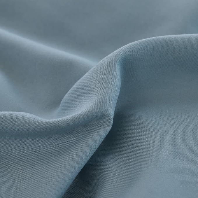 ROSGONIA Dusty Blue Comforter Set Queen - Image 9