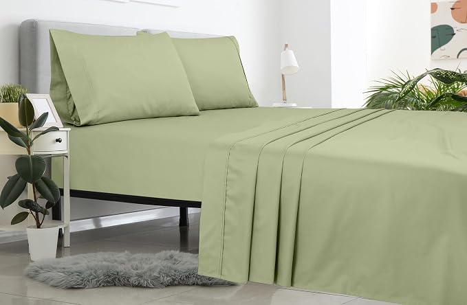 Royale Linens California King Flat Sheet - Image 7