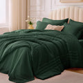 Twin XL Comforter Set Emerald Green by Velorose