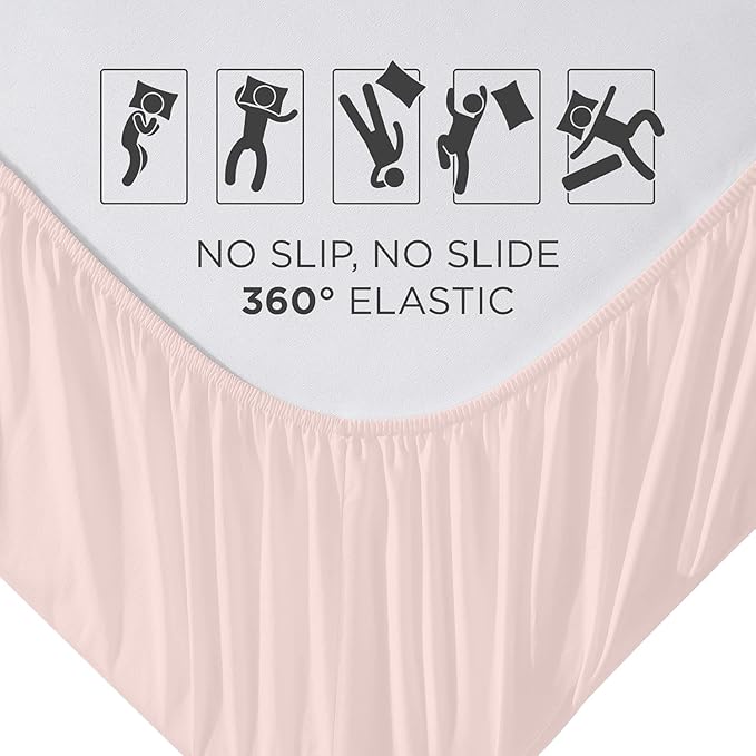 Royale Linens Fitted Sheet Twin XL - Image 5