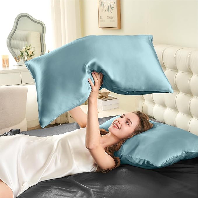 INFIIXSO Mulberry Silk Pillow Case King Size, Silk Pillowcase - Image 7