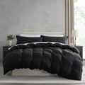 Nestl Black California King Duvet Cover Sets by Nestl