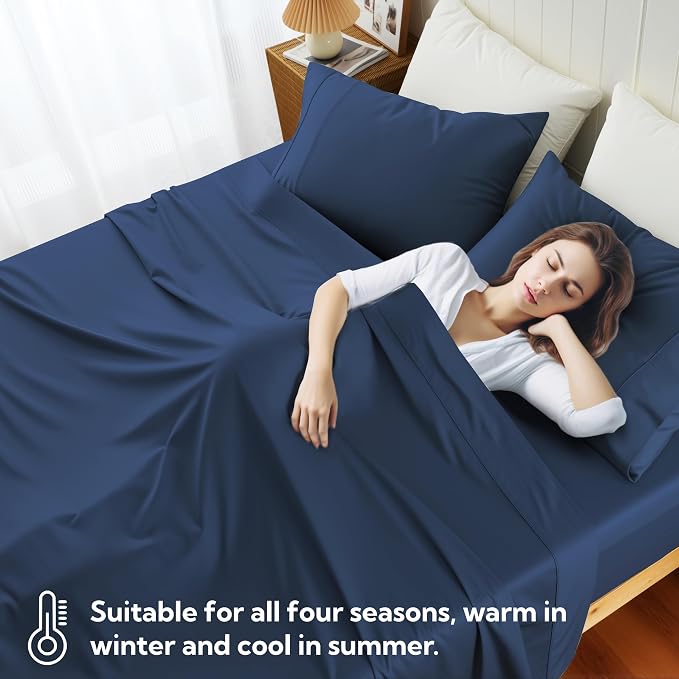 Cotton Flat Sheets Only, 600 TC 100% Cotton Flat Sheet Top Sheet Only, King - Image 7