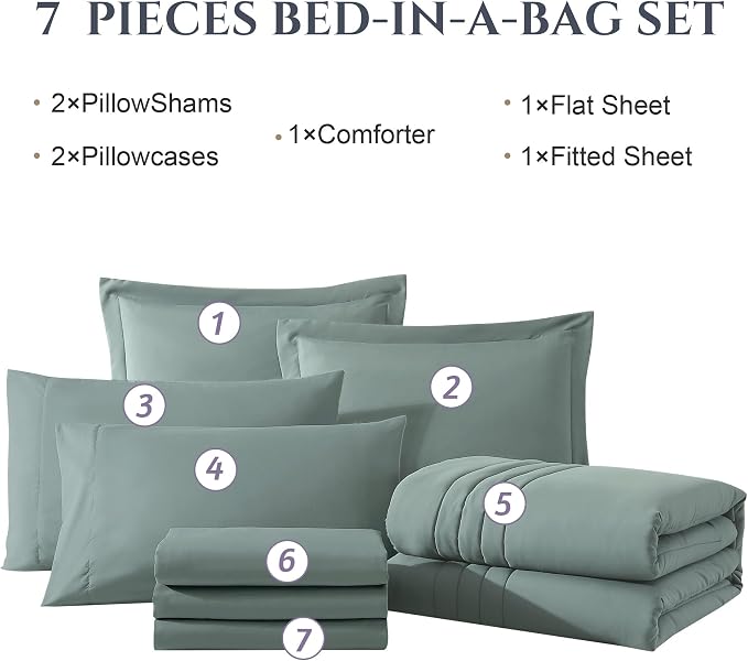 Monbix Super King Plus Size Comforter Set - Image 7