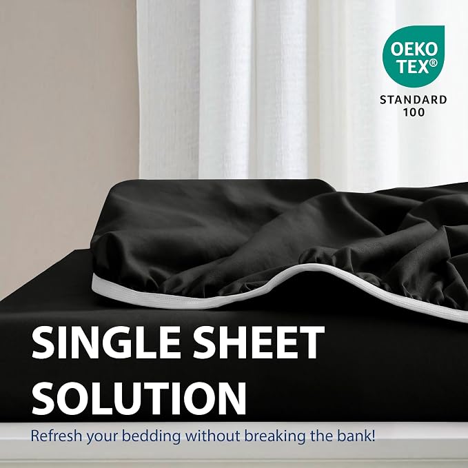 Cathay Home California King Fitted Sheet - Image 2