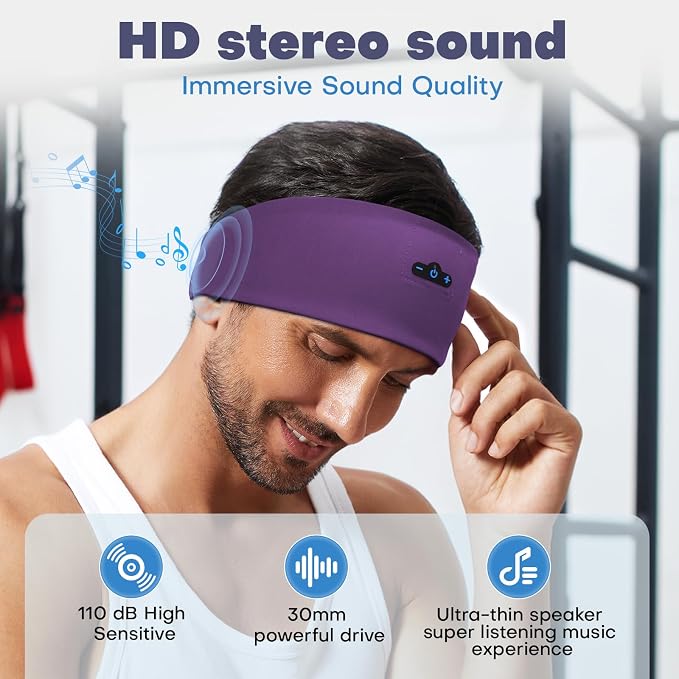 Sleep Headphones Bluetooth Headband - Image 4
