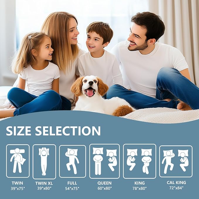 Premium Waterproof Mattress Protector King Size, Breathable Bed Cover 3D Air - Image 8
