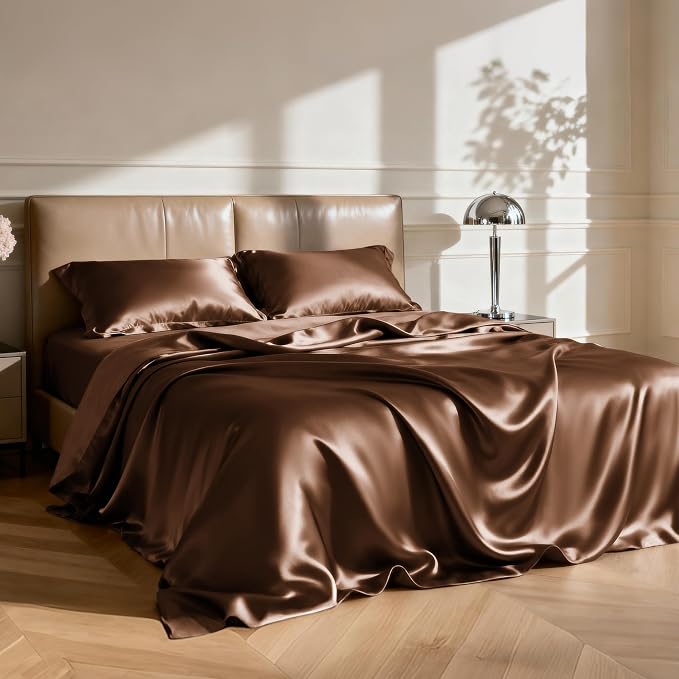 Love's cabin Twin XL Satin Sheet Sets - Image 2