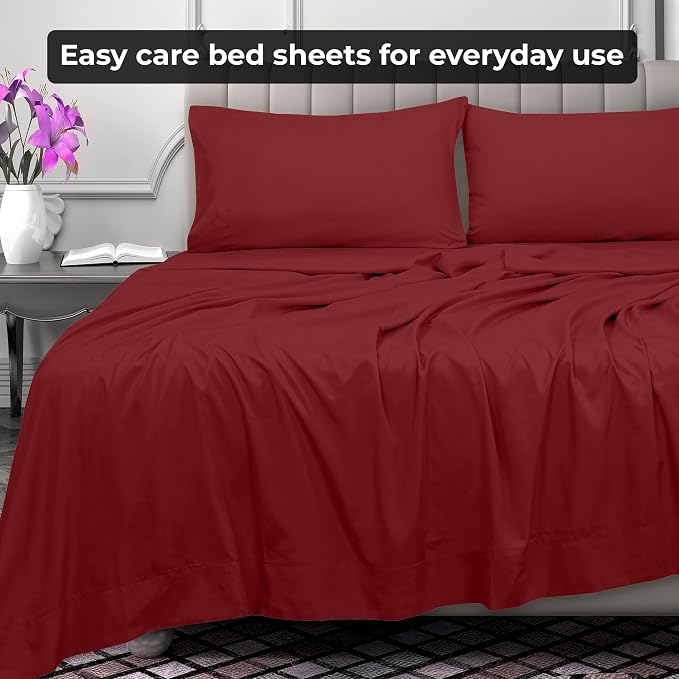 Royale Linens Queen Flat Sheet - Image 7