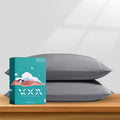 XOOX Linen 100% Egyptian Cotton King Pillow Cases Set of 2 by XOOXLinen