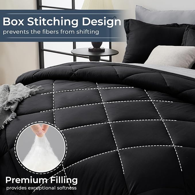 HEVUMYI Queen Comforter Set - Image 4