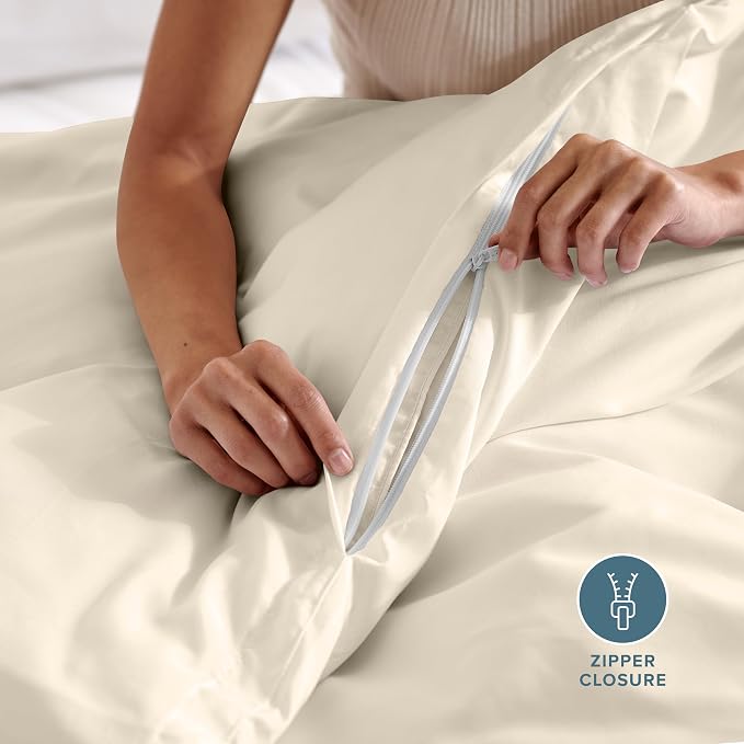 Bare Home Bedding Duvet Cover Oversized King Size - Image 6