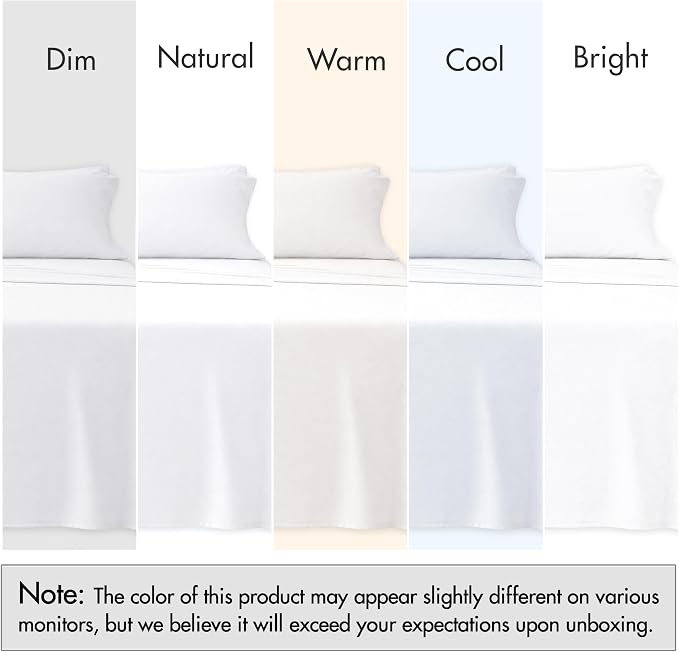 RUVANTI 100% Cotton Sheets – Twin Size Percale Bedding, Cooling & Breathable - Image 7