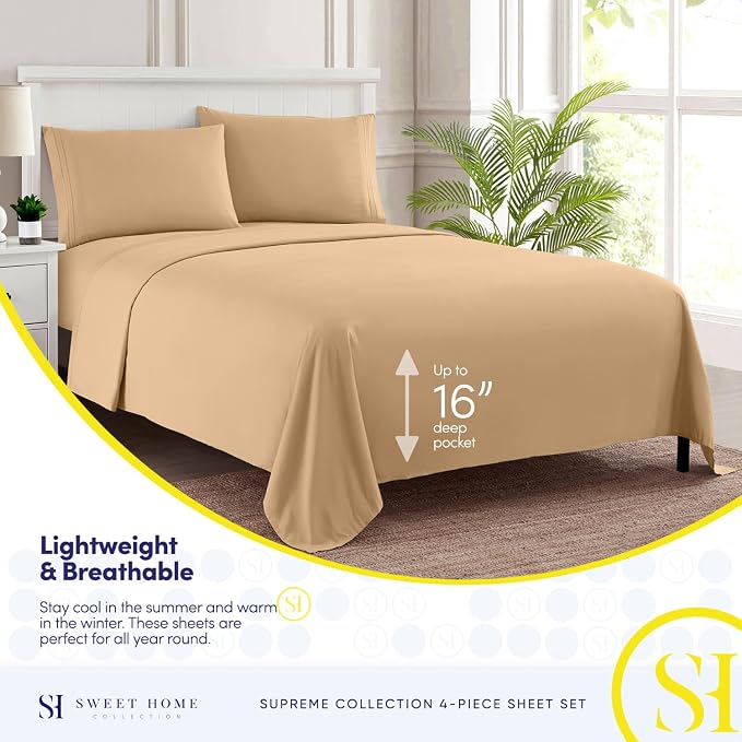 Queen Size Bed Sheets - Image 3