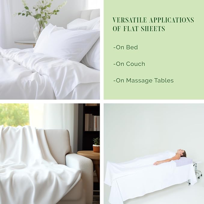 Elegant Comfort Wrinkle-Free 1500 Premier Hotel Quality 1-Piece Flat Sheet - Image 6