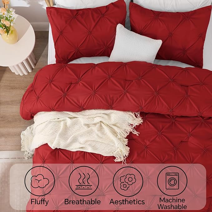 BEDELITE Red King Size Comforter Set - Image 5