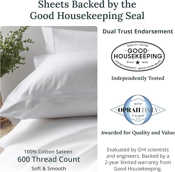 California Design Den Extra Long Twin Sheets Set - Image 2