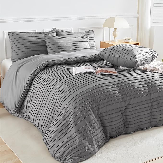 NEXHOME PRO Duvet Cover Full, Soft and Lightweight 100% Washed Microfiber by NEXHOMEPRO
