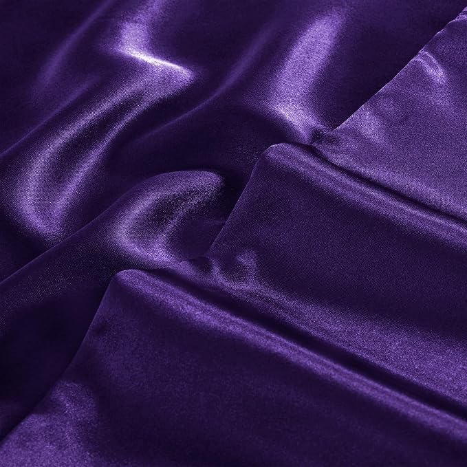 Aormenzy Satin Pillow Cases for Women Queen Size Set of 2, Fade Resistant - Image 7