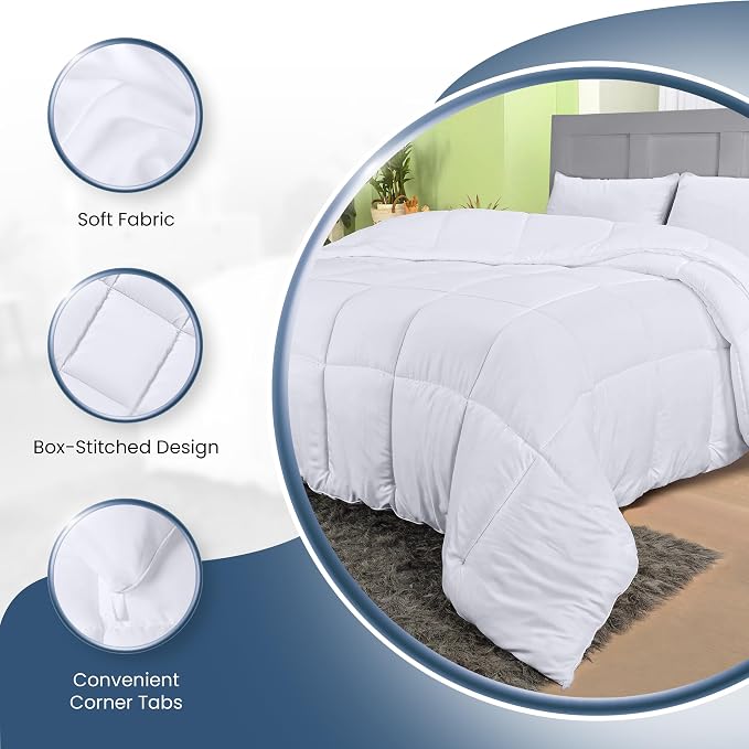 Utopia Bedding Comforters California King Size, All Season Duvet Insert - Image 8