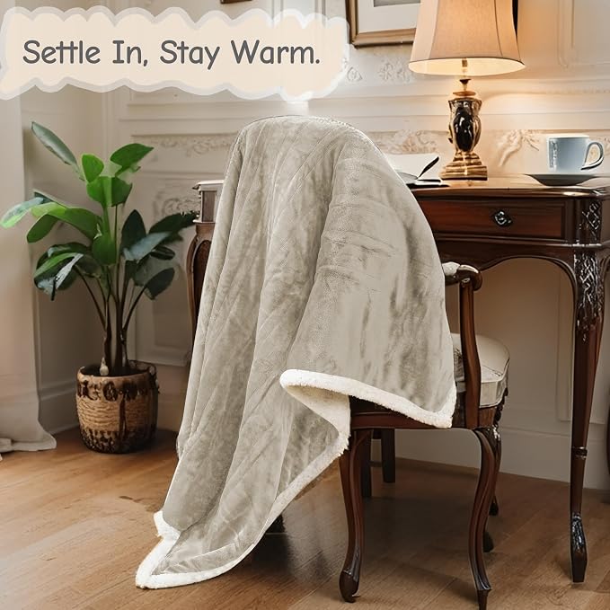 Electric Heated Blanket Full Size 72"x84", Soft Flannel - Image 3