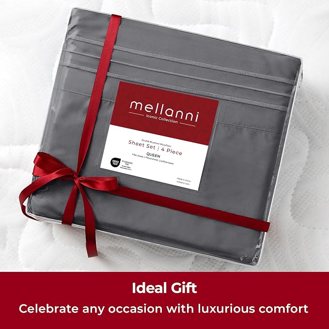 Mellanni Extra Deep Split King Sheets - Image 9