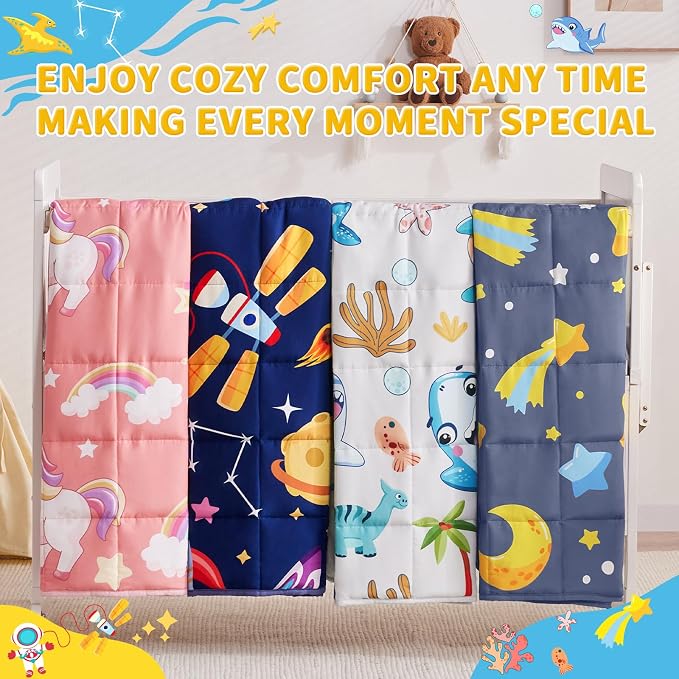 anfie Weighted Blanket Kids, Weighted Blanket Cooling Blanket - Image 6