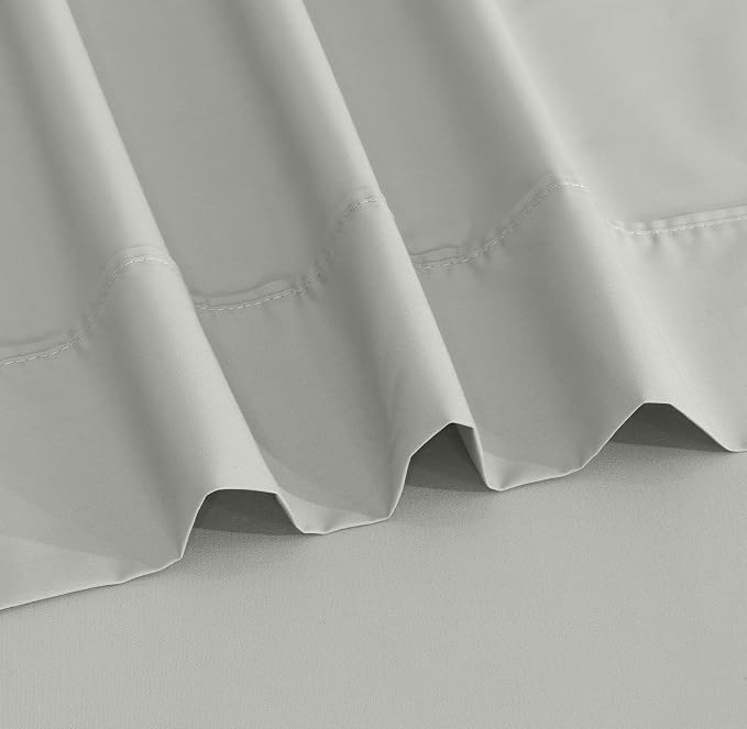 RUVANTI 100% Cotton Sheets – Queen Size Percale Bedding, Cooling & Breathable - Image 4