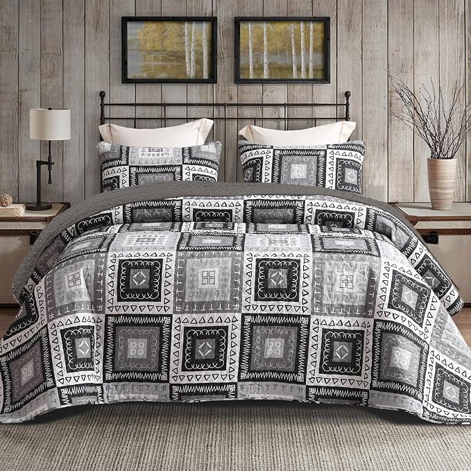 Exclusivo Mezcla Reversible Boho Quilts King Size by ExclusivoMezcla