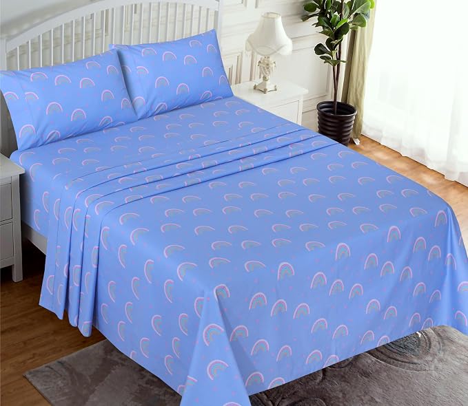 RUVANTI 100% Cotton Sheets – Twin Size Percale Bedding, Cooling & Breathable - Image 2