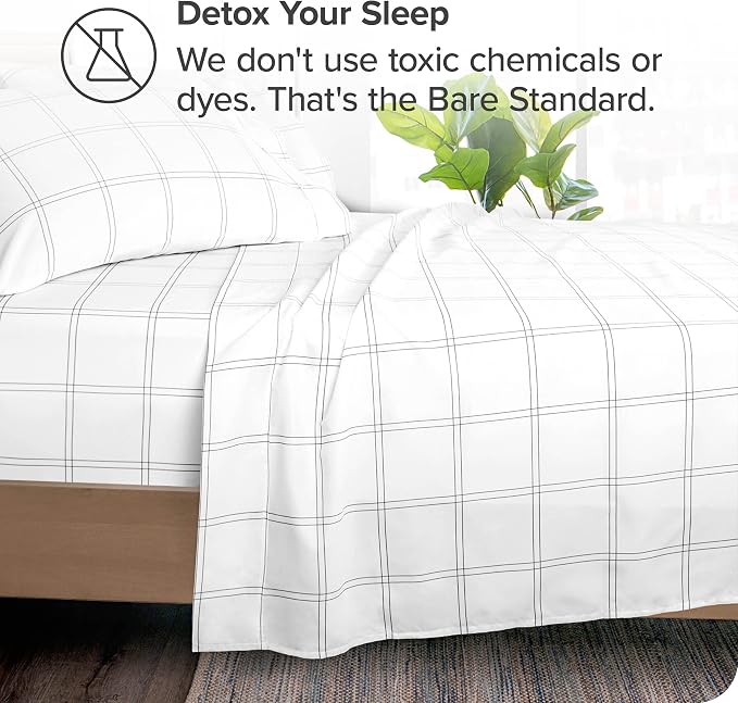 Bare Home Queen Flat Sheet - Image 4