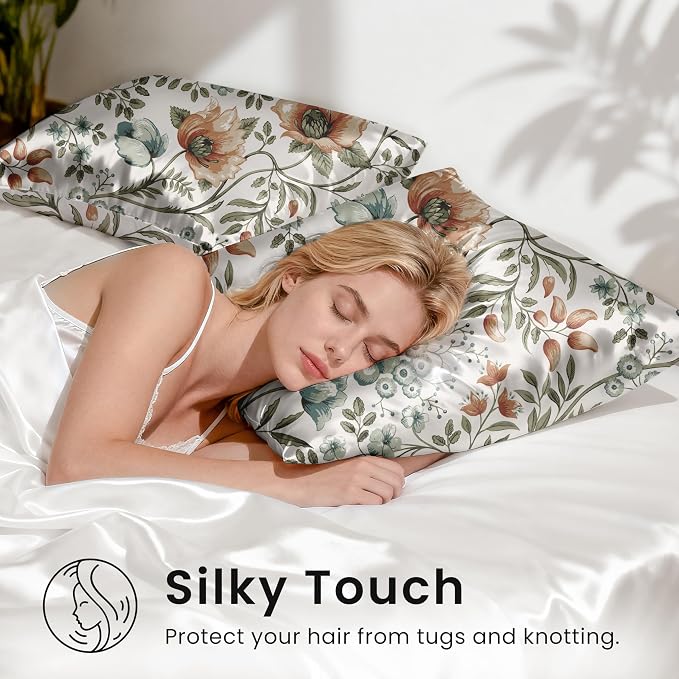EXQ Home Satin Pillowcase for Hair and Skin Queen - Image 4