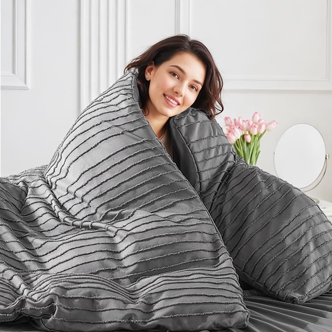 NEXHOME PRO Twin Duvet Cover, Soft and Lightweight 100% Washed Microfiber - Image 3